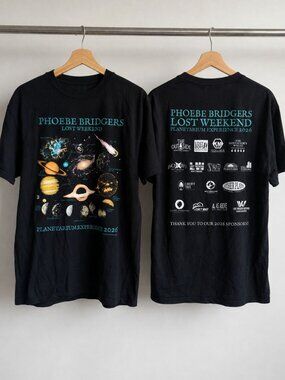 Phoebe Bridgers Lost Weekend Planetarium Experience 2026 Tee Reprint